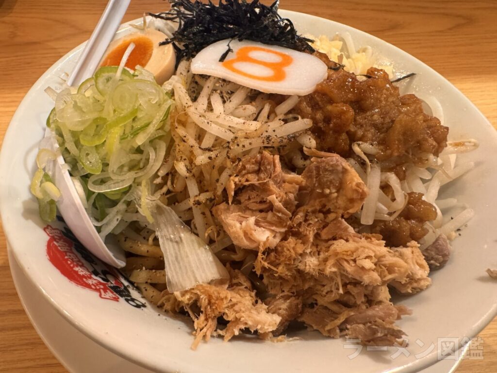 金澤醤油豚骨8番らーめん 姫路市川橋通店の金澤まぜそば