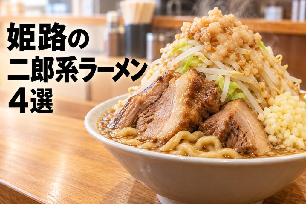 姫路の二郎系ラーメン4選